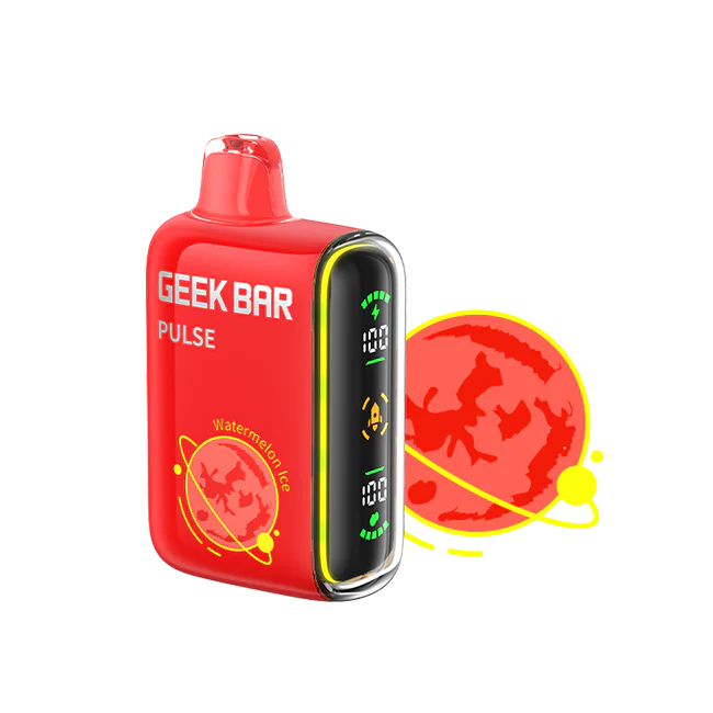 Geek Bar Pulse 15000 Puffs Watermelon Ice – 16ml 650mAh disposable vape Pakistan