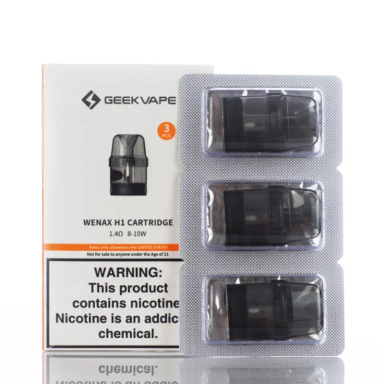 Geekvape Wenax H1 Cartridge 2.5ml - price in Pakistan, Smokes Hub