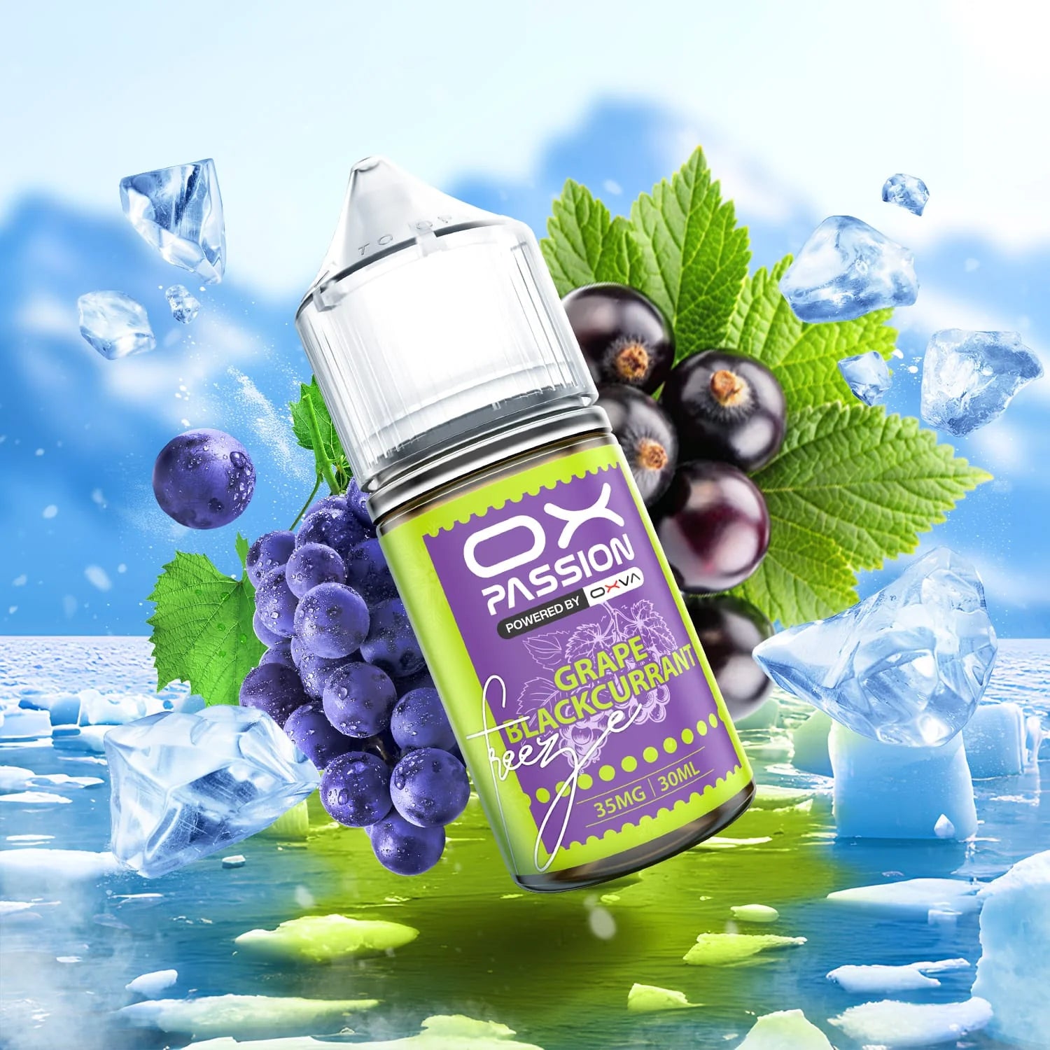 Ox Passion Freeze Flavor Grape Blackcurrant 30ml