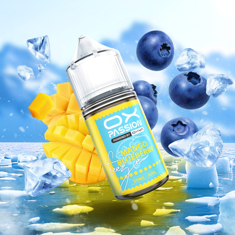 Ox Passion Mango Blueberry 30ml Nic Salt E-Liquid - price in Pakistan, Smokes Hub
