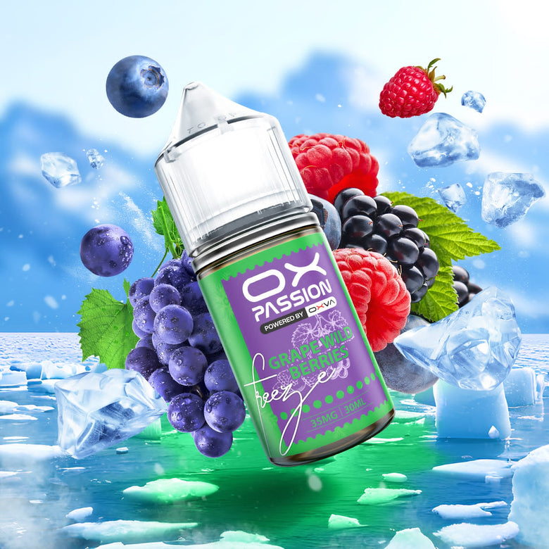 Ox Passion Grape Wild Berries 30ml Nic Salt E-Liquid - price in Pakistan, Smokes Hub