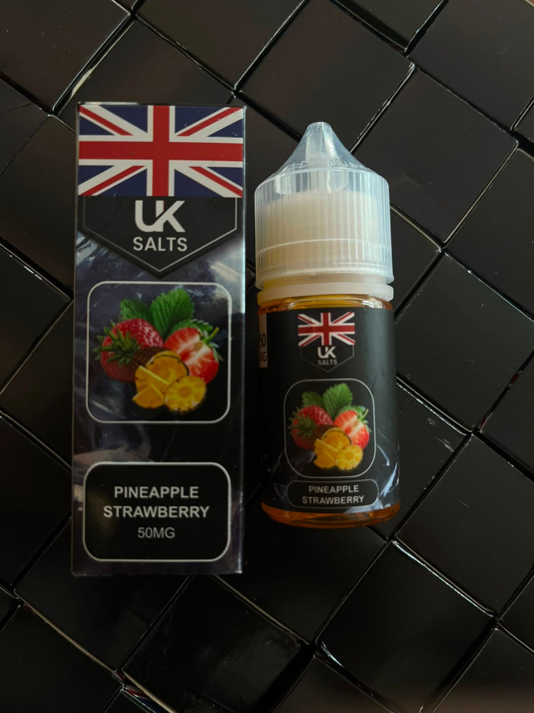 UK Salt Pineapple Strawberry Nic Salt 30ml - vape flavour, price in Pakistan, Smokes Hub