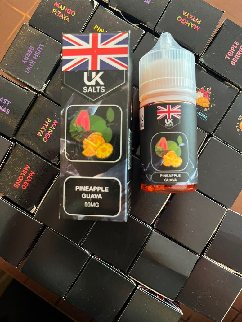 UK Salt Pineapple Guava Nic Salt 30ml - vape flavour, price in Pakistan, Smokes Hub