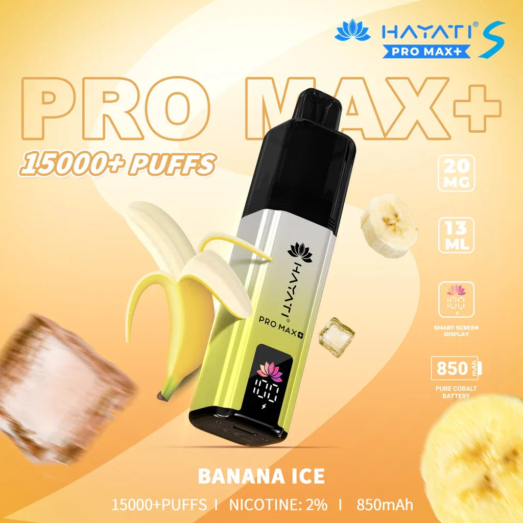 HAYATI PRO MAX S+ 15000 PUFFS DISPOSABLE