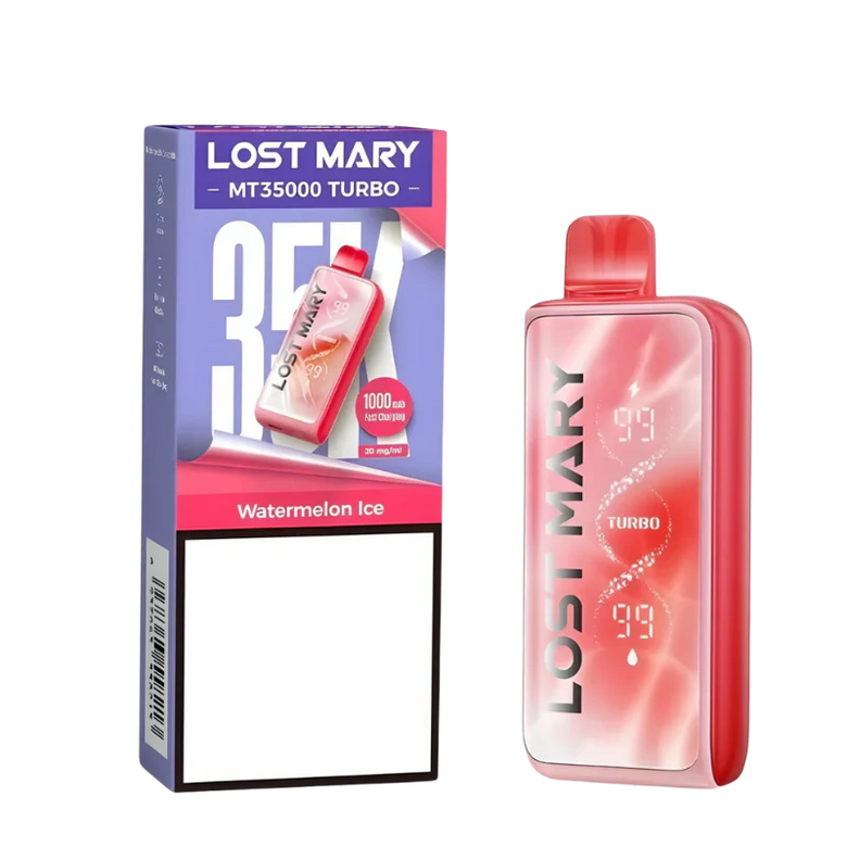 Lost Mary MT 35000 Turbo smart display disposable vape - price in Pakistan, Smokes Hub