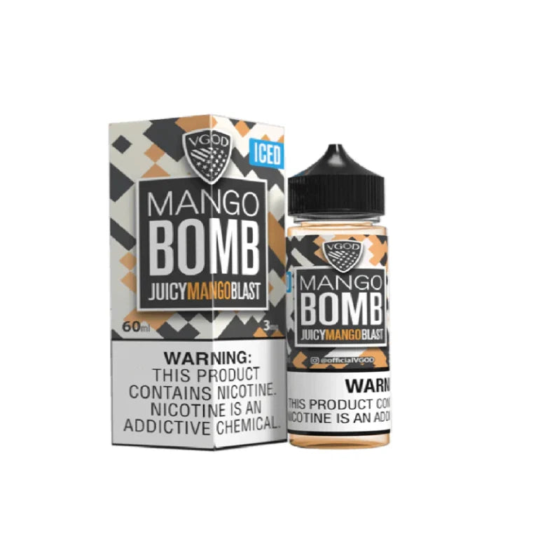 VGOD Iced Mango Bomb 60ml Free Base E-Liquid - price in Pakistan, Smokes Hub
