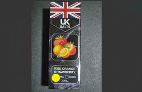 UK Salt Iced Strawberry Nic Salt 30ml - vape flavour, price in Pakistan, Smokes Hub