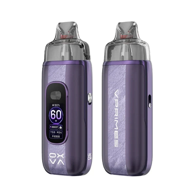 OXVA VPrime 2 Pod Kit Mirage Purple - dual-mesh coil refillable pod kit Smokes Hub