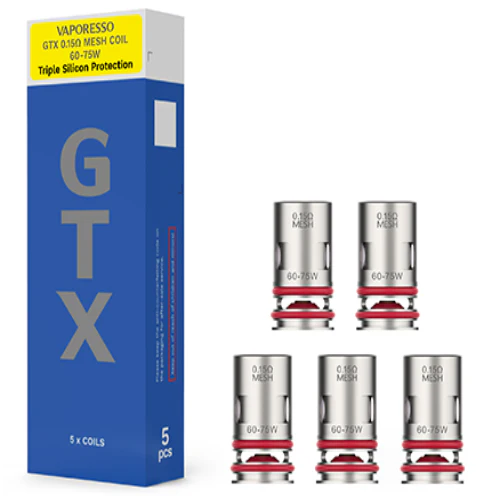 Vaporesso GTX Coil 0.15ohm 5-Pack - price in Pakistan, Smokes Hub