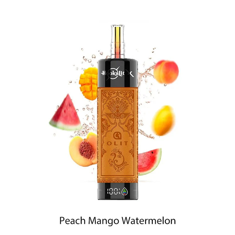 Olit Hookalit X Peach Mango Watermelon 20000 Puffs Disposable Vape - price in Pakistan, Smokes Hub