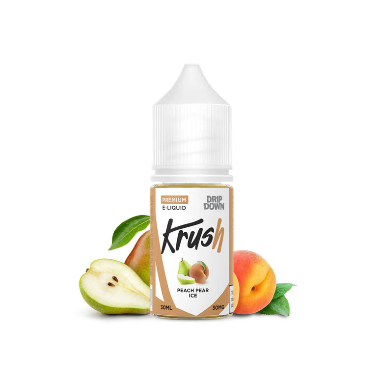 Drip Down Peach Pear Ice 30ml Nic Salt E-Liquid - price in Pakistan, Smokes Hub