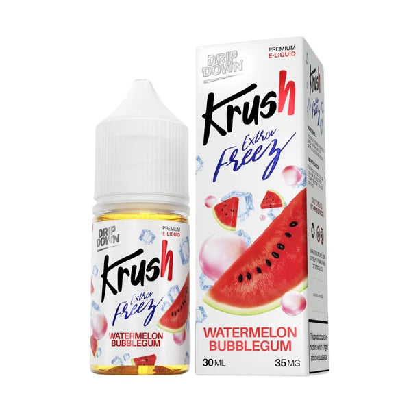 DRIP DOWN KRUSH  EXTRA FREEZE WATERMELON  BUBBLEGUM  30ML