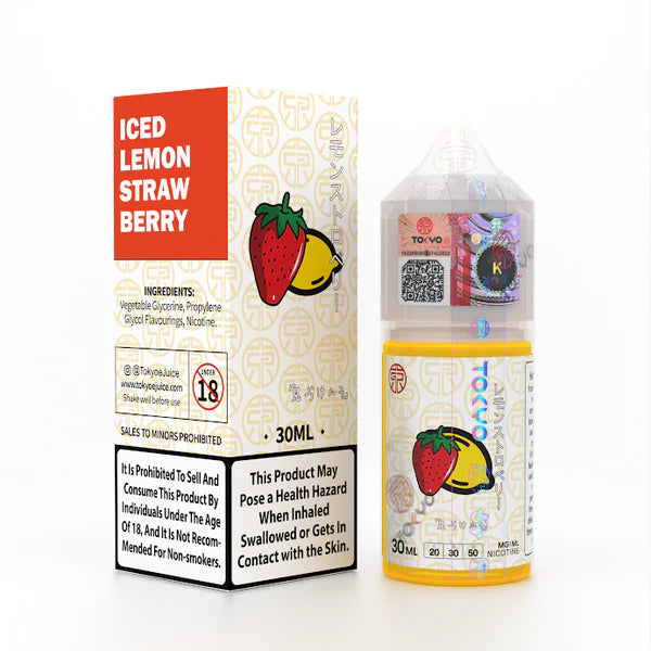 Tokyo Classic Lemon Strawberry E-Liquid Nic Salt E-Liquid 30ml - vape flavour, price in Pakistan, Smokes Hub