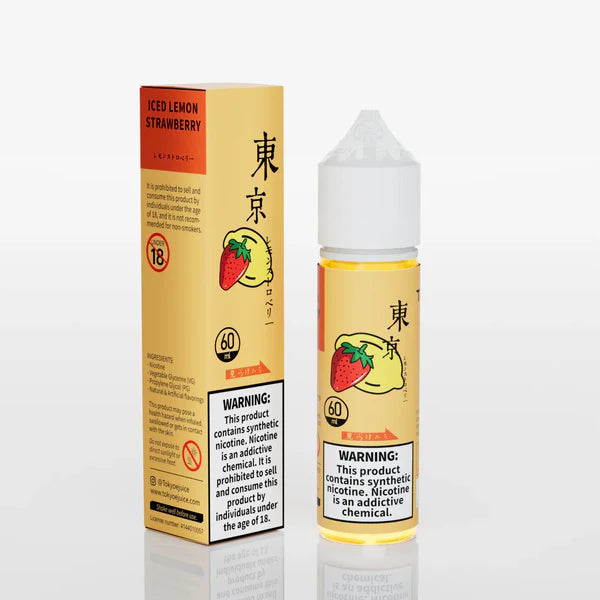 Tokyo Classic Lemon Strawberry E-Liquid Freebase E-Liquid 60ml - vape flavour, price in Pakistan, Smokes Hub