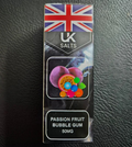 Uk Salts Passion Fruit Bubble Gum 30ml