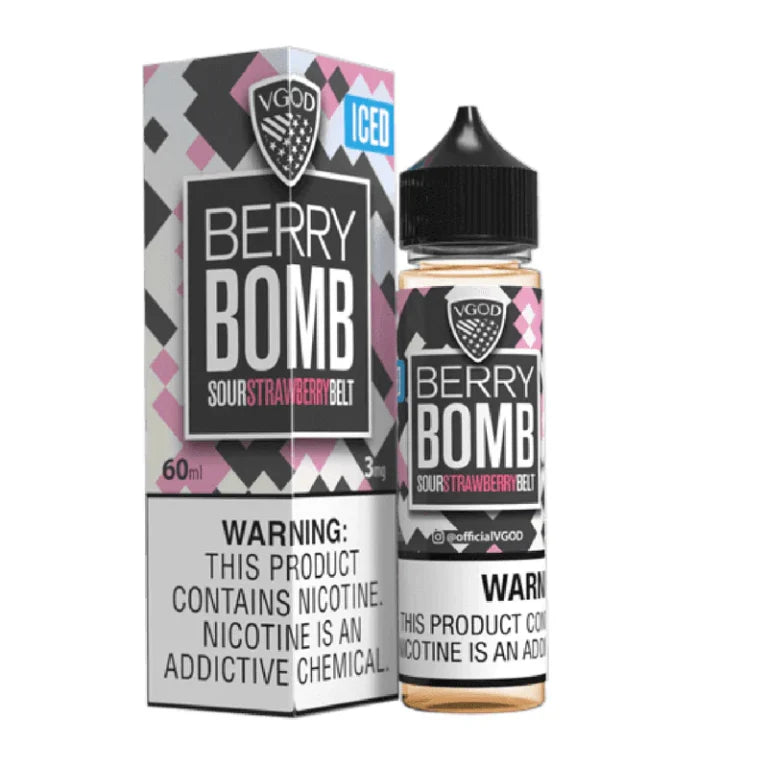 VGOD Iced Berry Bomb 60ml Free Base E-Liquid - price in Pakistan, Smokes Hub