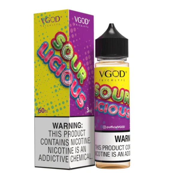 VGOD Sour Licious 60ml Free Base E-Liquid - price in Pakistan, Smokes Hub