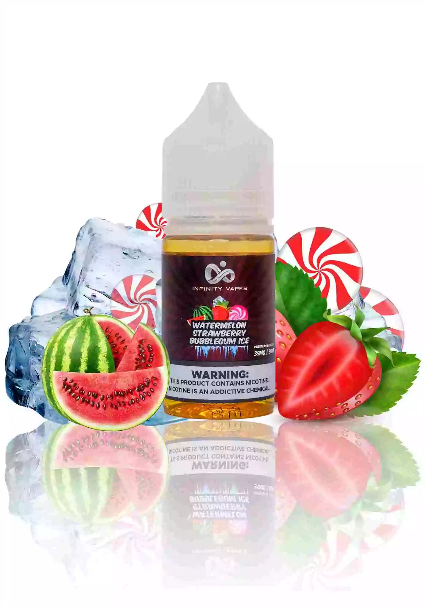 INFINITY WATERMELON STRAWBERRY BUBBLEGUM ICE 30ML