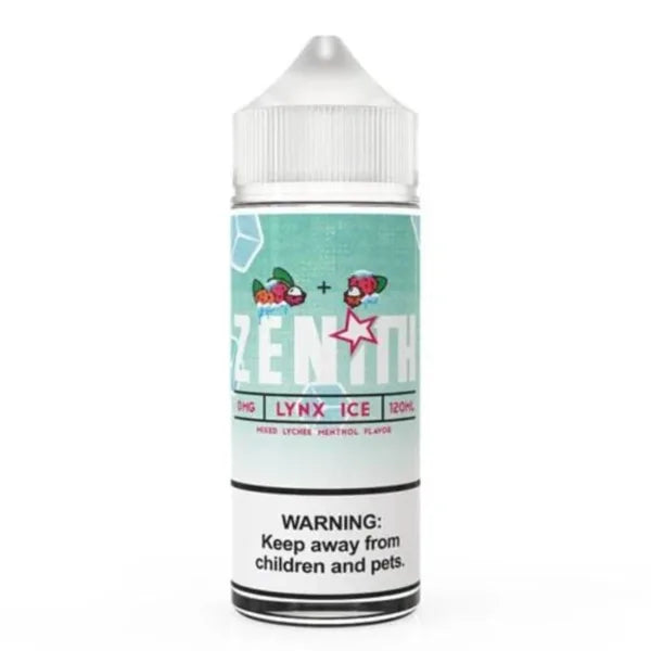 Zenith Lynx On Ice 120ml Free Base E-Liquid - price in Pakistan, Smokes Hub