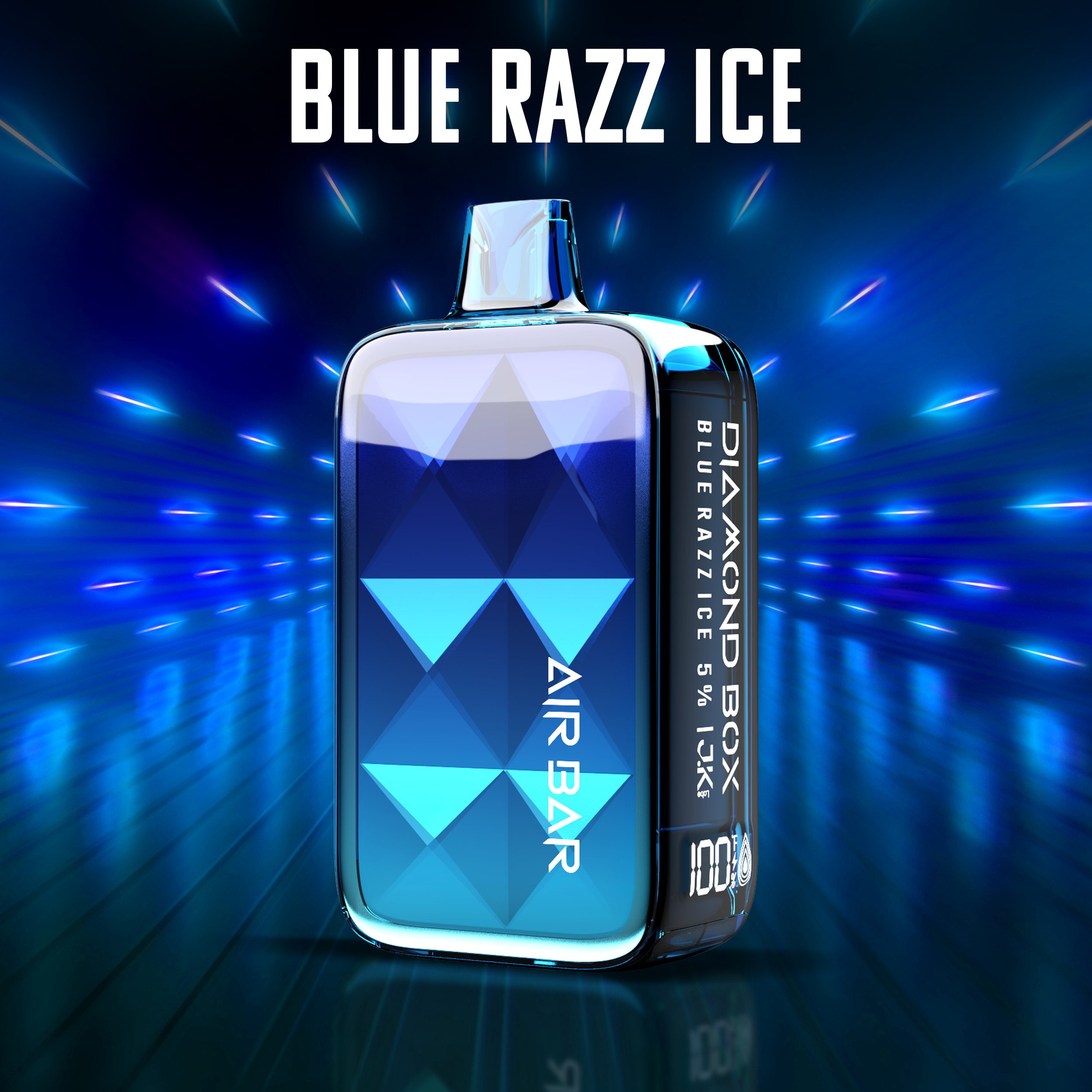 Smokes Hub - AirBar Diamond Box Disposable-Blue Razz Ice 50mg (20000 Puffs)