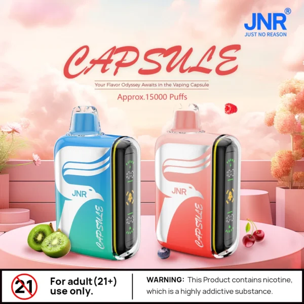 JNR Capsule 2% Disposable 15000 Puffs - Image 7