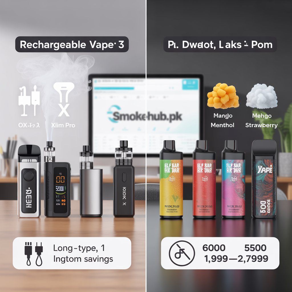 Rechargeable vs. Disposable Vapes